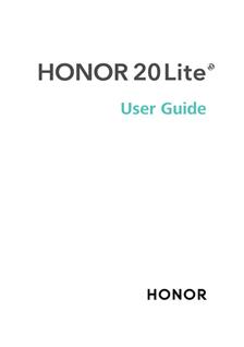 Huawei Honor 20 Lite manual. Camera Instructions.